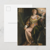 Saint Catherine van Alexandrië in de gevangenis Briefkaart (Voorkant / Achterkant)