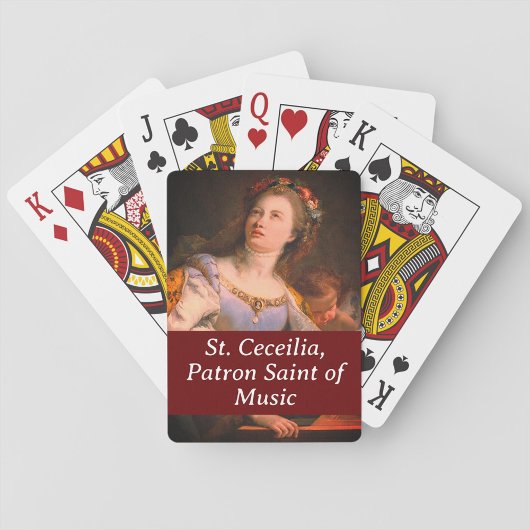 Saint Ceceilia Pokerkaarten