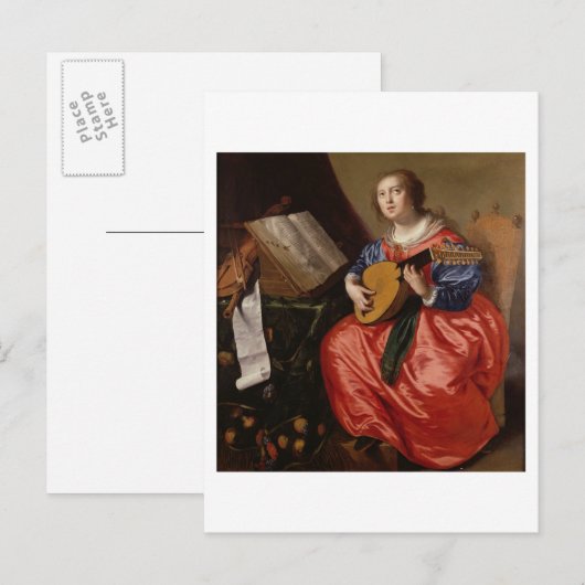 Saint Cecilia Briefkaart (Voorkant / Achterkant)
