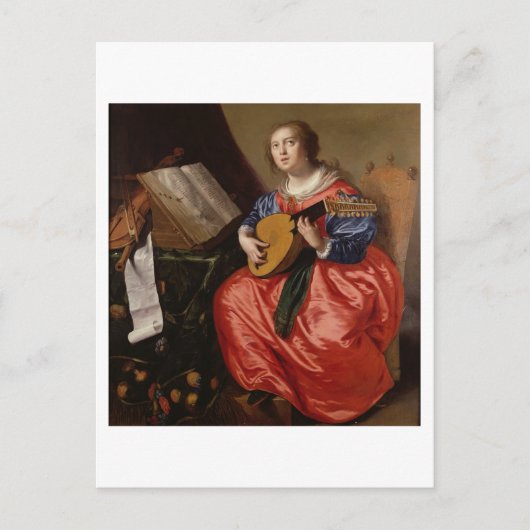 Saint Cecilia Briefkaart (Voorkant)