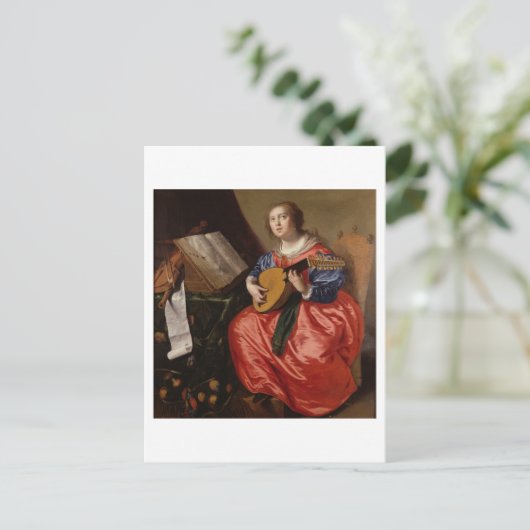 Saint Cecilia Briefkaart (Staand voorkant)