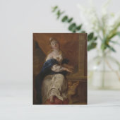 Saint Cecilia | c.1700 (olie op papier) Briefkaart (Staand voorkant)