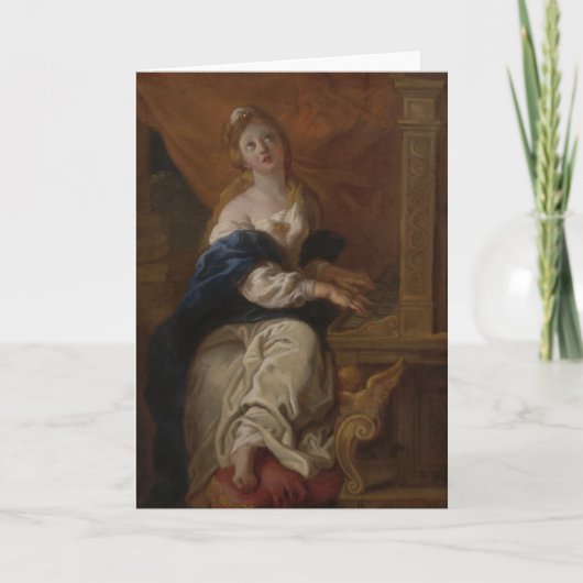 Saint Cecilia | c.1700 (olie op papier) Kaart (Voorkant)