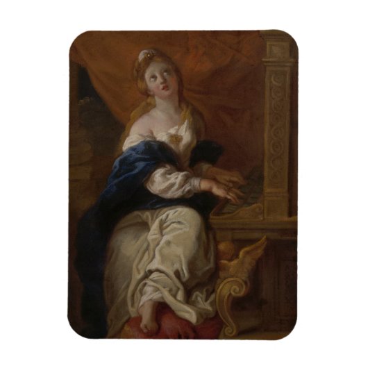 Saint Cecilia | c.1700 (olie op papier) Magneet (Verticaal)