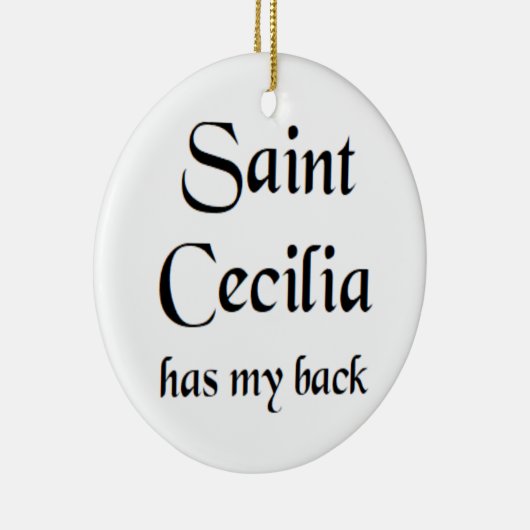 saint cecilia coffee mug keramisch ornament (Rechts)