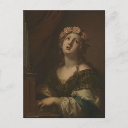 Saint Cecilia door Anonymous Briefkaart (Voorkant)
