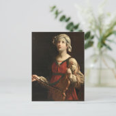 Saint Cecilia door Guido Reni Briefkaart (Staand voorkant)