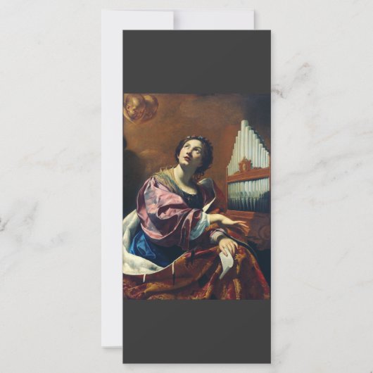 Saint Cecilia door Simon Vouet (Voorkant)
