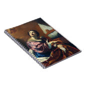 Saint Cecilia door Simon Vouet Notitieboek (Rechterzijde)
