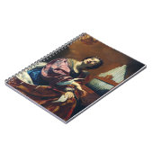 Saint Cecilia door Simon Vouet Notitieboek (Linkerzijde)