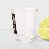 Saint Cecilia door Simon Vouet Shot Glas (Rechts)