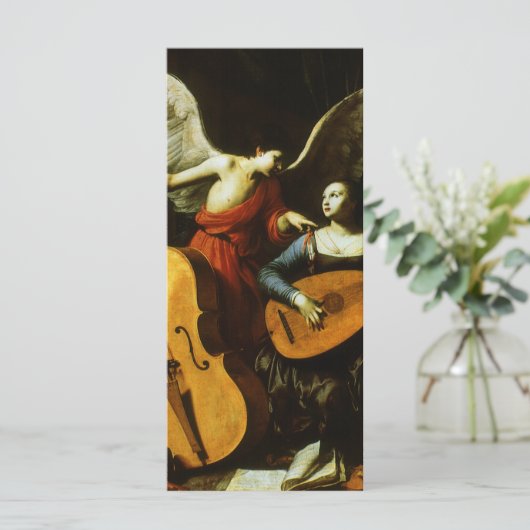 Saint Cecilia en de Engel door Carlo Saraceni (Staand voorkant)