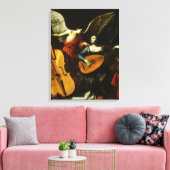 Saint Cecilia en de Engel door Carlo Saraceni Canvas Afdruk (Insitu (Woonkamer))