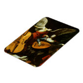 Saint Cecilia en de Engel door Carlo Saraceni Magneet (Linkerzijde)