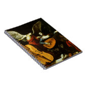 Saint Cecilia en de Engel door Carlo Saraceni Notitieboek (Rechterzijde)