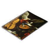 Saint Cecilia en de Engel door Carlo Saraceni Notitieboek (Linkerzijde)