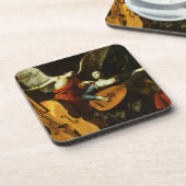 Saint Cecilia en de Engel door Carlo Saraceni Onderzetter (Linkerzijde)