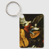 Saint Cecilia en de Engel door Carlo Saraceni Sleutelhanger (Voorkant)