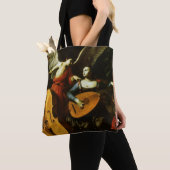 Saint Cecilia en de Engel door Carlo Saraceni Tote Bag (Dichtbij)