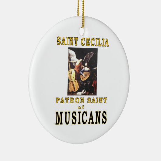 SAINT CECILIA KERAMISCH ORNAMENT (Rechts)