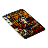 Saint Cecilia Patron Saint of Music Glas in lood Magneet (Rechterzijde)