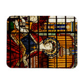 Saint Cecilia Patron Saint of Music Glas in lood Magneet (Horizontaal)