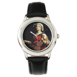Saint Cecilia Patroness of Music Horloge