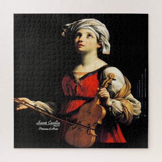 Saint Cecilia Patroness of Music Legpuzzel (Verticaal)