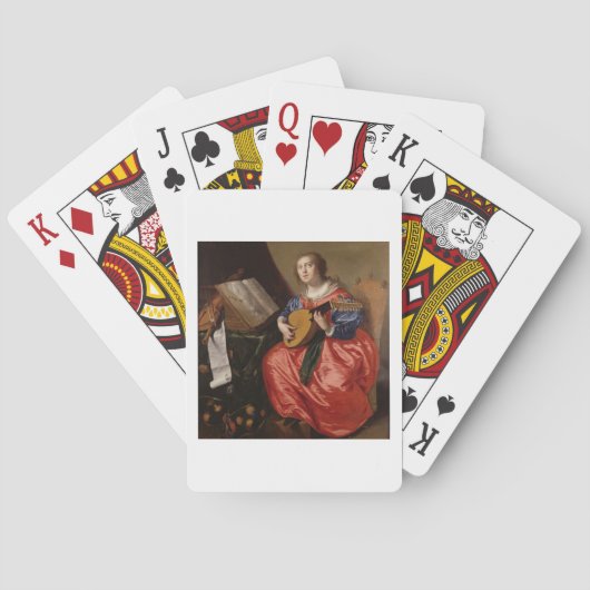 Saint Cecilia Pokerkaarten (Achterkant)