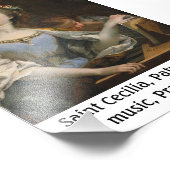 Saint Cecilia Poster (Hoek)