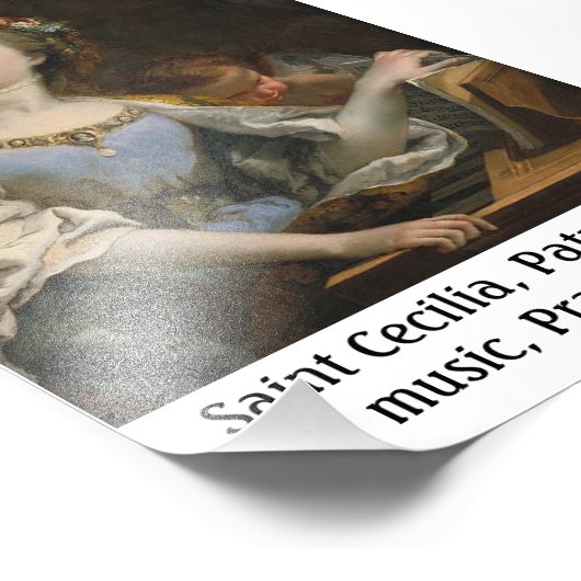 Saint Cecilia Poster (Hoek)