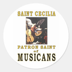 SAINT CECILIA RONDE STICKER