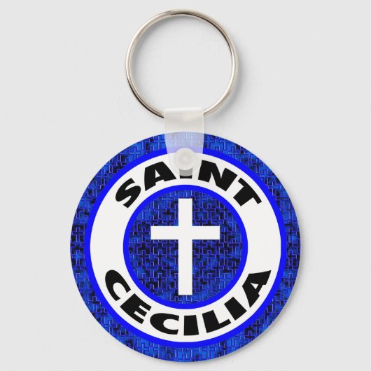 Saint Cecilia Sleutelhanger (Voorkant)