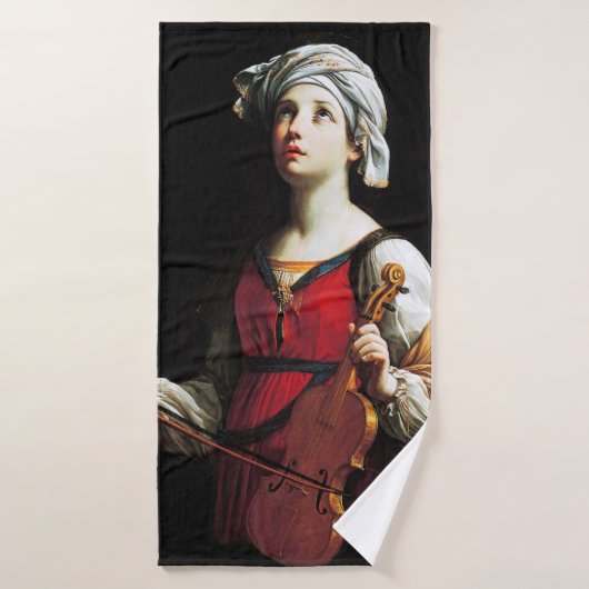 Saint Cecilia (St. Cecilia), Guido Reni Badhanddoek (Badhanddoek)