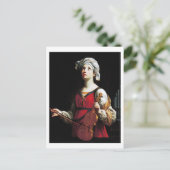 Saint Cecilia (St. Cecilia), Guido Reni Briefkaart (Staand voorkant)