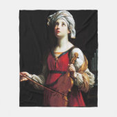 Saint Cecilia (St. Cecilia), Guido Reni Fleece Deken (Voorkant)