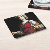 Saint Cecilia (St. Cecilia), Guido Reni Kartonnen Onderzetters (Schuin)