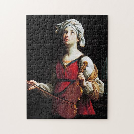 Saint Cecilia (St. Cecilia), Guido Reni Legpuzzel (Verticaal)