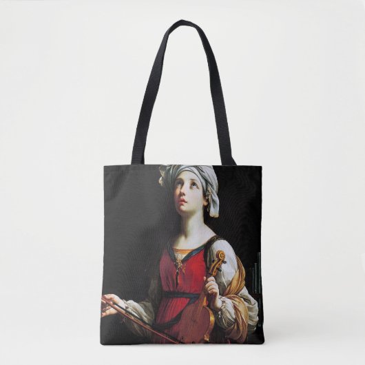 Saint Cecilia (St. Cecilia), Guido Reni Tote Bag (Voorkant)