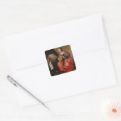 Saint Cecilia Vierkante Sticker (Envelop)