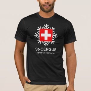 Saint-Cergue Swiss Apres-Ski Instructor T-Shirt
