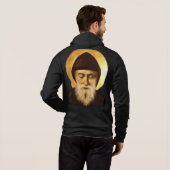 Saint Charbel Makhlouf-Beide zijden-Rits Hoodie (Achterkant volledig)