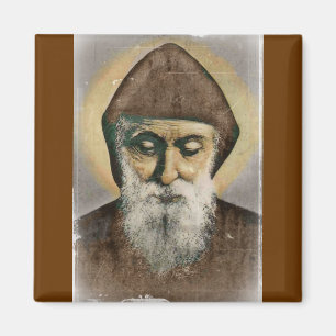 Saint Charbel Portrait Magneet