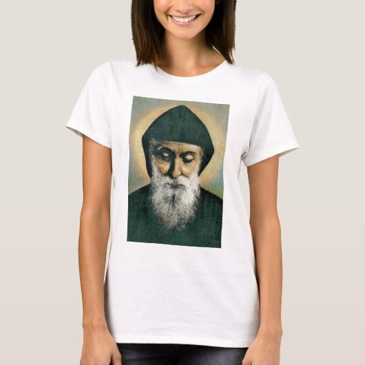 Saint Charbel Portrait T-shirt (Voorkant)