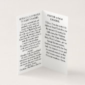 Saint Charbel Prayer Card Kaart (Binnen)