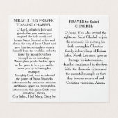 Saint Charbel Prayer Card Kaart (Binnenkant ongevouwen)