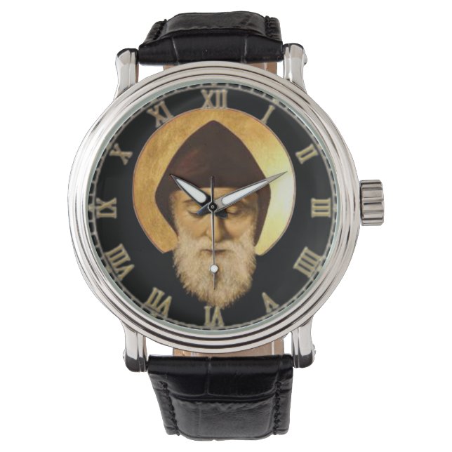 Saint Charbel (Sharbel) Makhlouf Maroniet Rite Horloge (Voorkant)