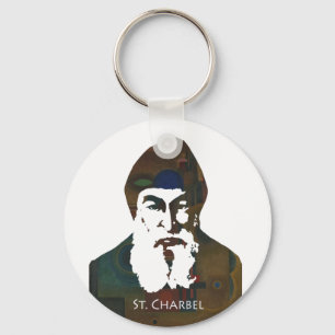 Saint Charbel Sleutelhanger