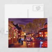 Saint Charles Cityscape Landscape Oil Painting Briefkaart (Voorkant / Achterkant)