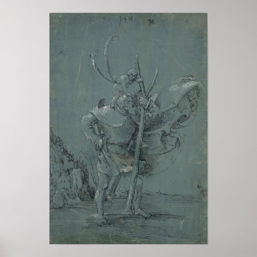 Saint Christopher, 1510 Poster (Voorkant)